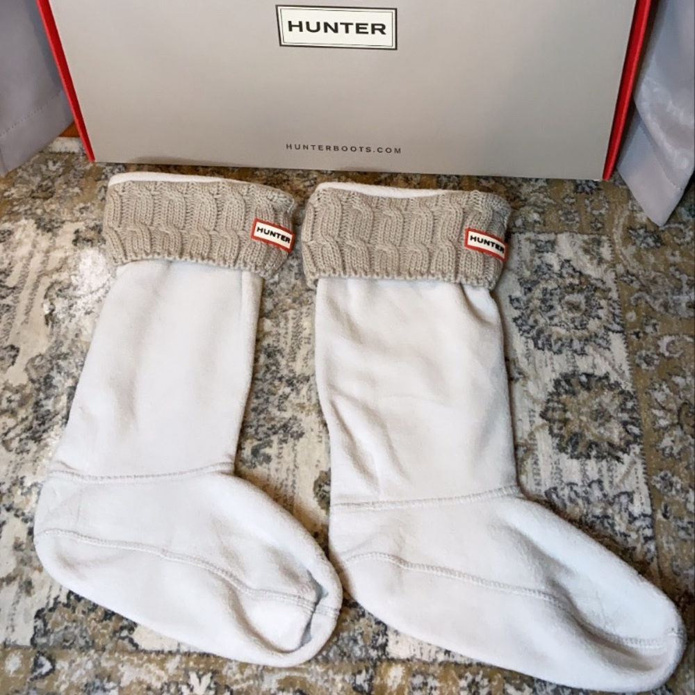 Hunter Boot Socks - Color: Grey - Size Large